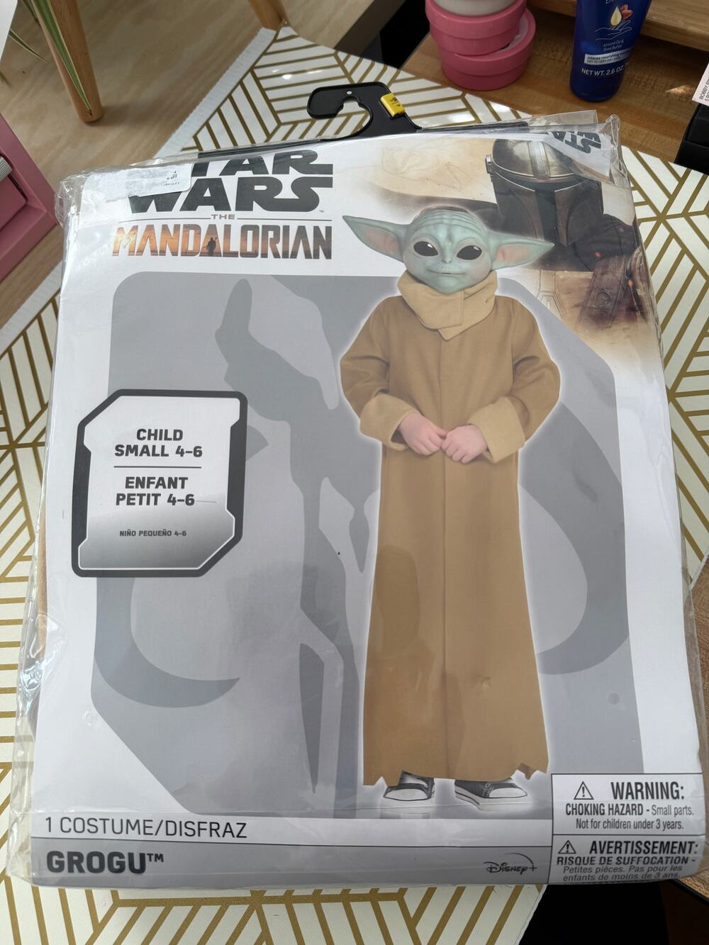 Star Wars Mandalorian The Child Grogu Costume | Size Child 4-6